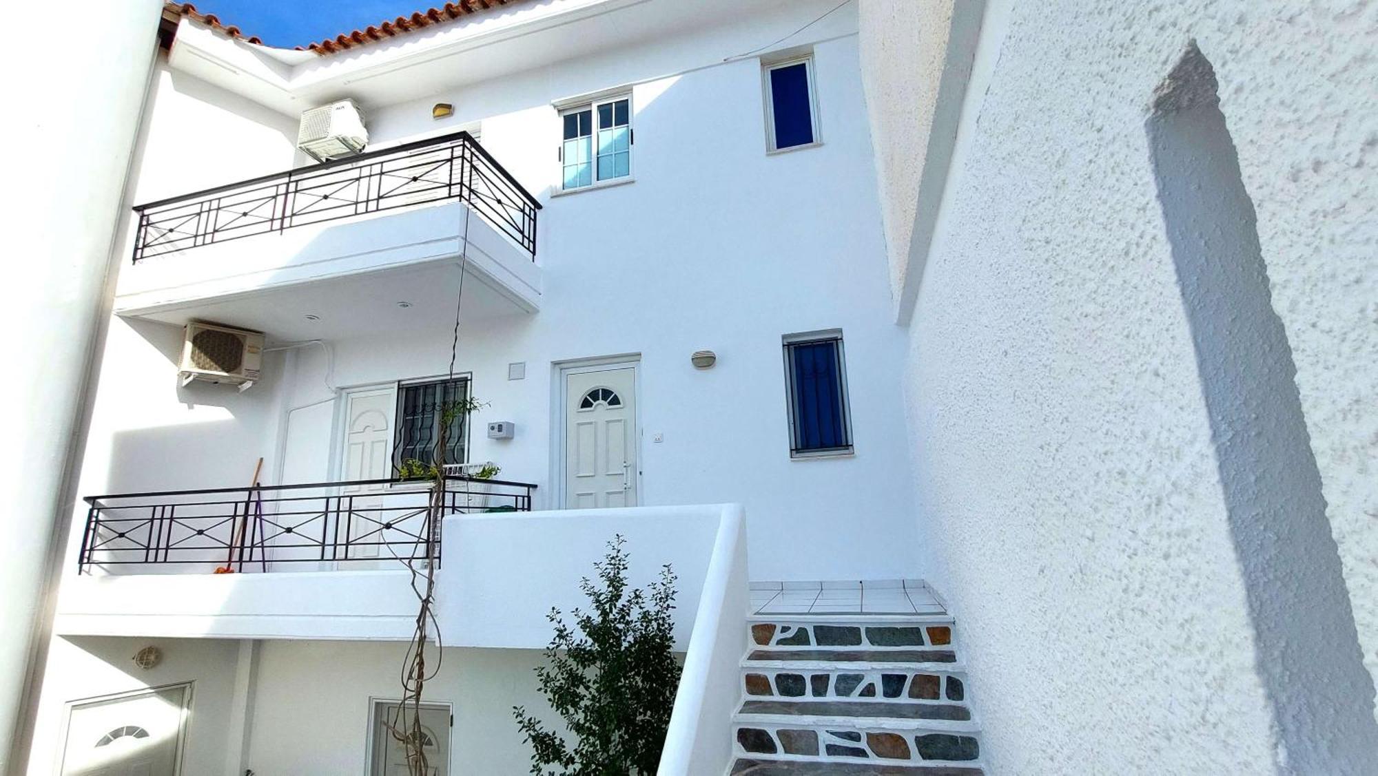 Dea Del Mare Complex In Front Of The Sea. Villa Sunion Exteriör bild